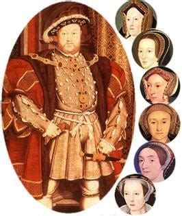 mogli tudor inghilterra|Le sei mogli di Enrico VIII .